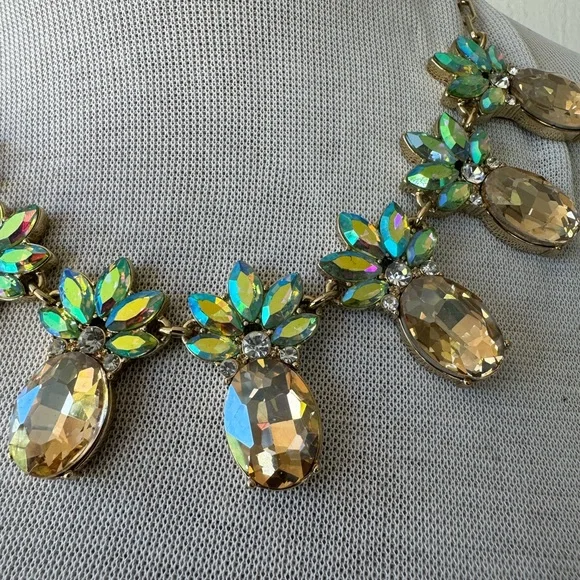 NWT Park Lane COLADA Sparkly Pineapple Necklace Cruise Hawaii Orig $170 - Picture 5 of 6